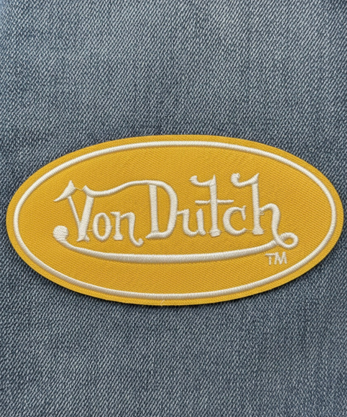V Dutch Embroidered Oval Logo Patch