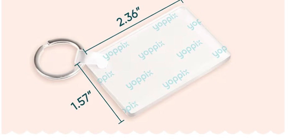 Custom Photo Keychain – Acrylic