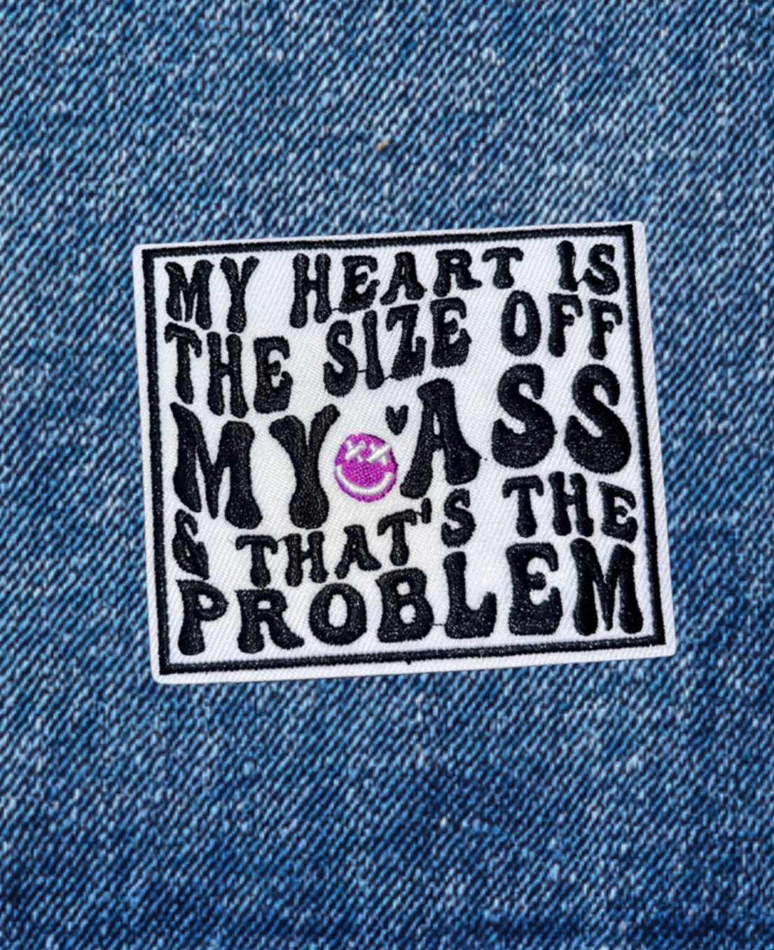 The Main Character
- Bold Statement Embroidered Patches