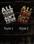 All Your Skinfolk Ain't Your Kinfolk Patch - 2 Styles