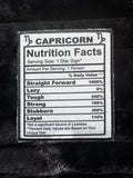 Zodiac Nutrition Fact Patches