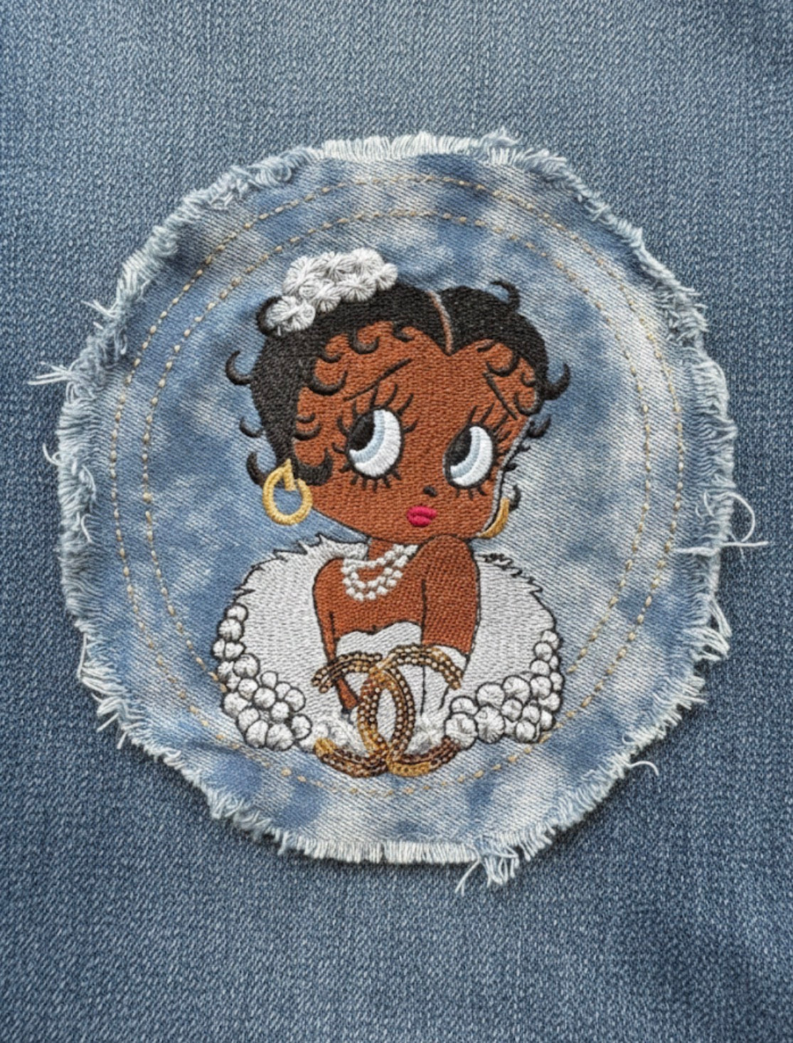 Culturally Inspired Denim Patches - Sew-On & Iron-On