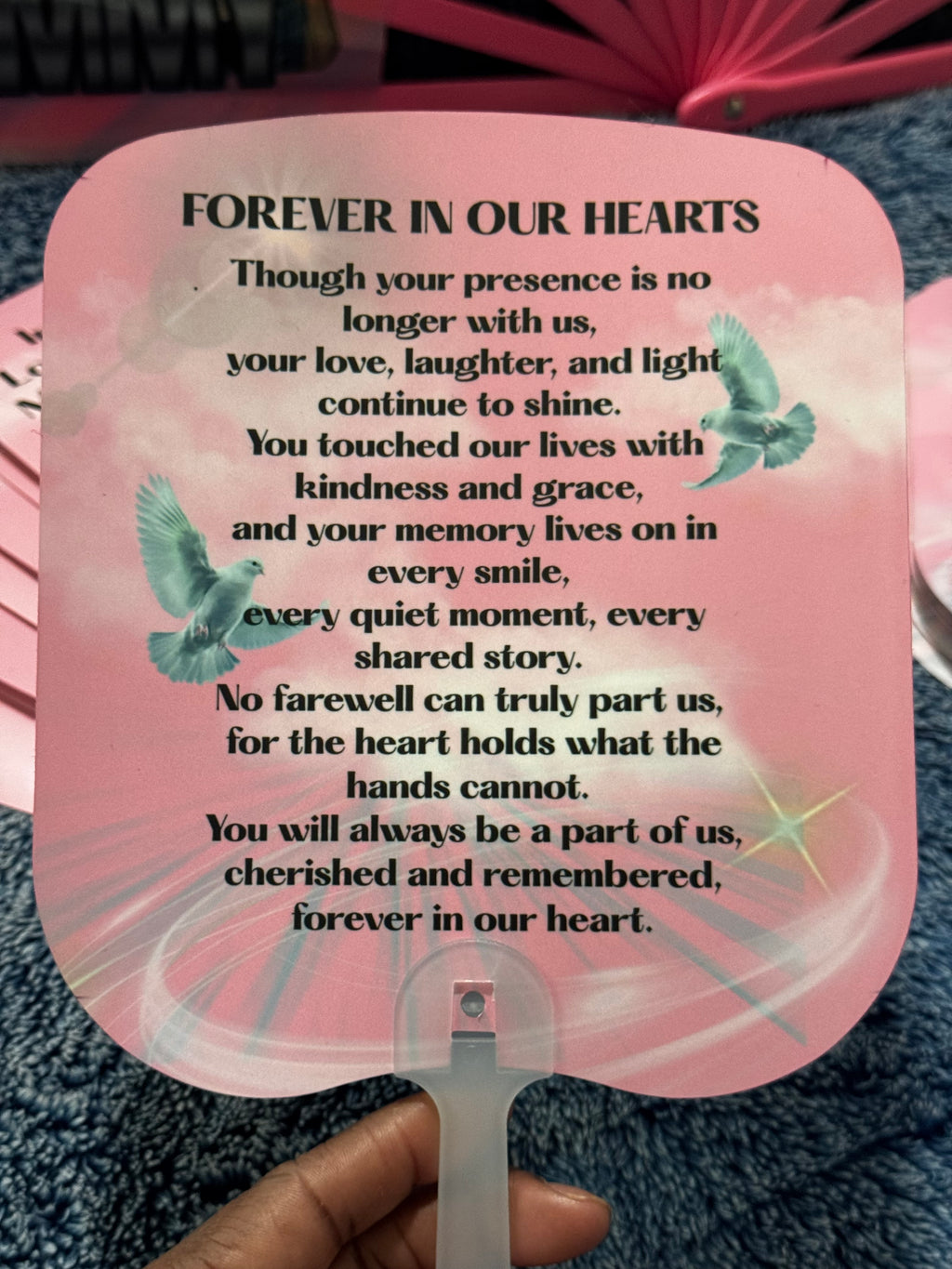 Forever in Our Hearts – Custom Memorial Items