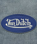 V Dutch Embroidered Oval Logo Patch