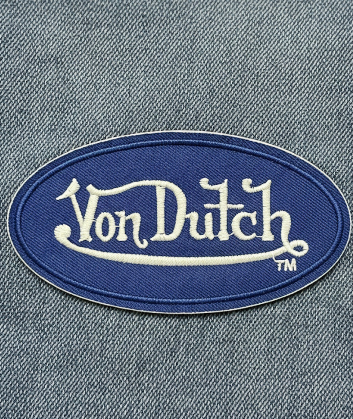 V Dutch Embroidered Oval Logo Patch