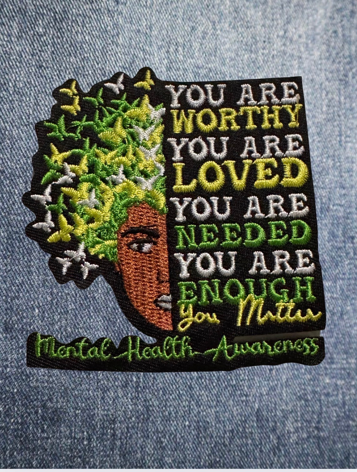 You Matter" Mental Health Awareness Embroidered Patch