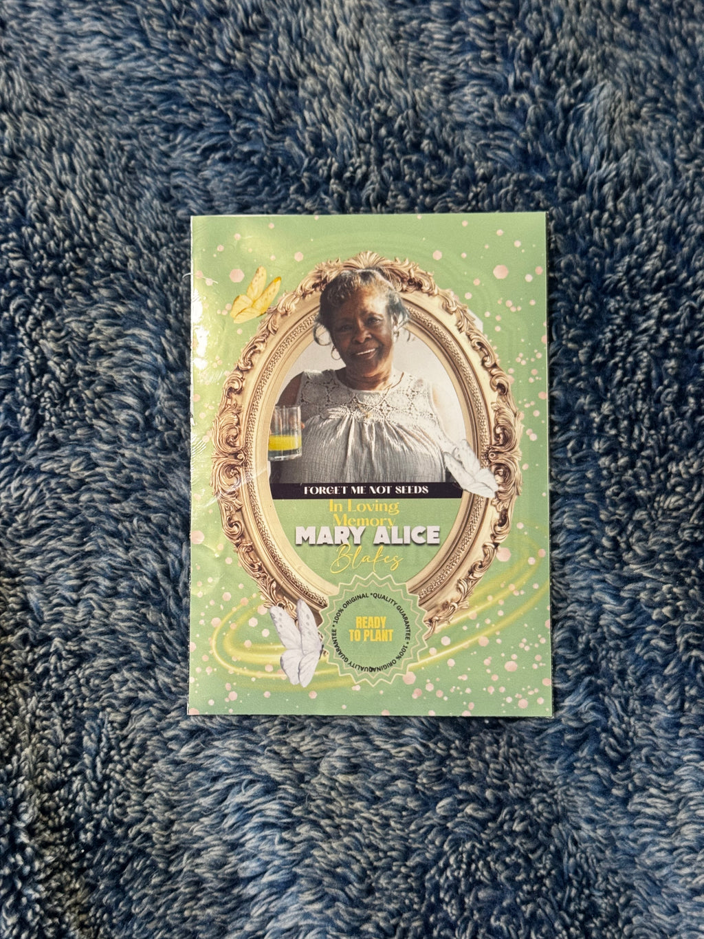 Custom Memorial Seed Packets – Forget-Me-Nots Seeds