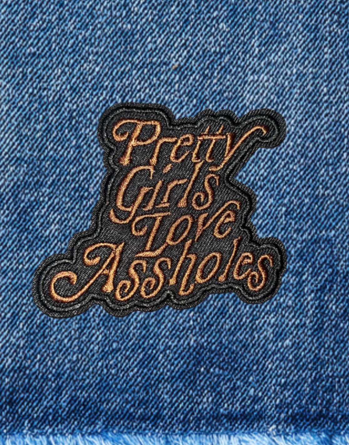 The Main Character
- Bold Statement Embroidered Patches