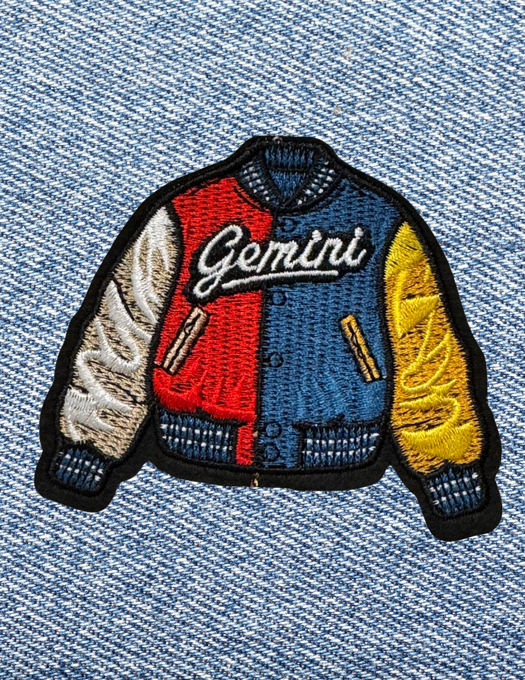 Varsity Zodiac Iron-On Patch
