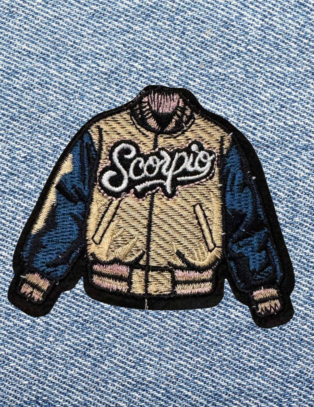 Varsity Zodiac Iron-On Patch
