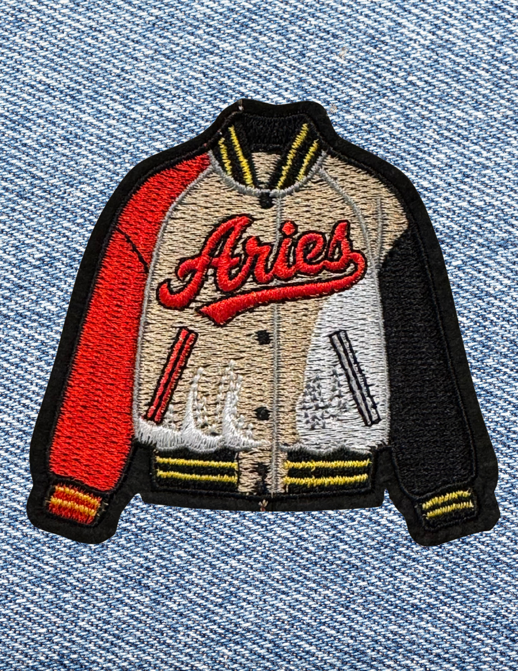 Varsity Zodiac Iron-On Patch