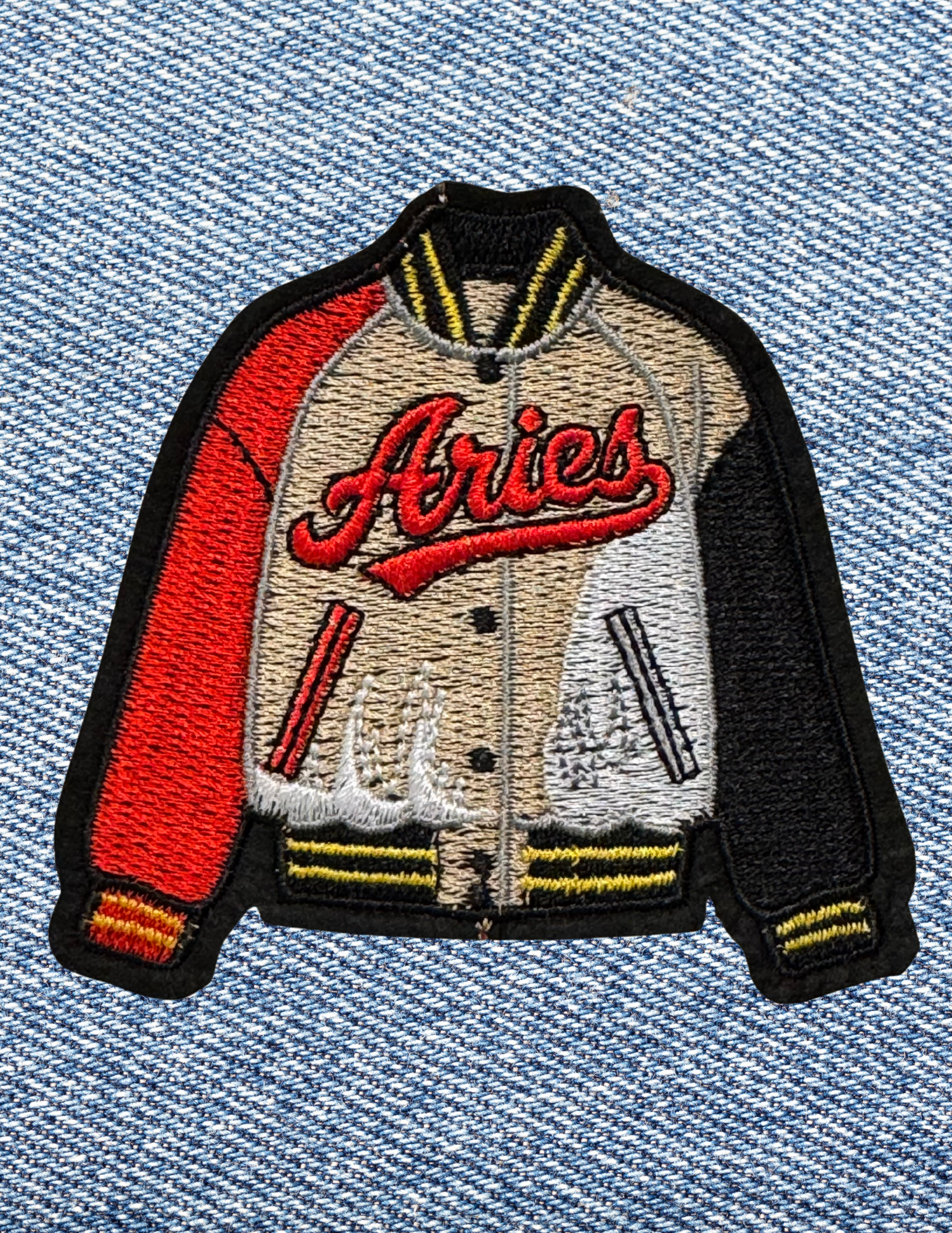 Varsity Zodiac Iron-On Patch