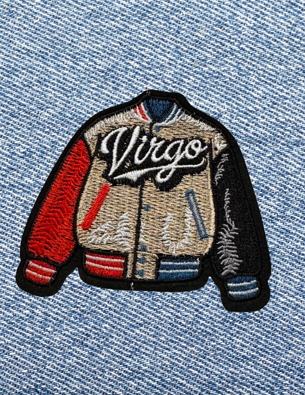 Varsity Zodiac Iron-On Patch