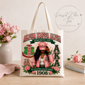 Alpha Kappa Alpha Inspired Canvas Tote Bag