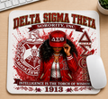 Delta Sigma Theta Inspired Gaming & Desk Mousepad | ΔΣΘ Est. 1913