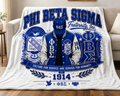 Phi Beta Sigma Inspired Fleece Blanket | ΦΒΣ Est. 1914 — PRE-ORDER