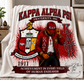 Kappa Alpha Psi Inspired Fleece Blanket | KAΨ Est. 1911