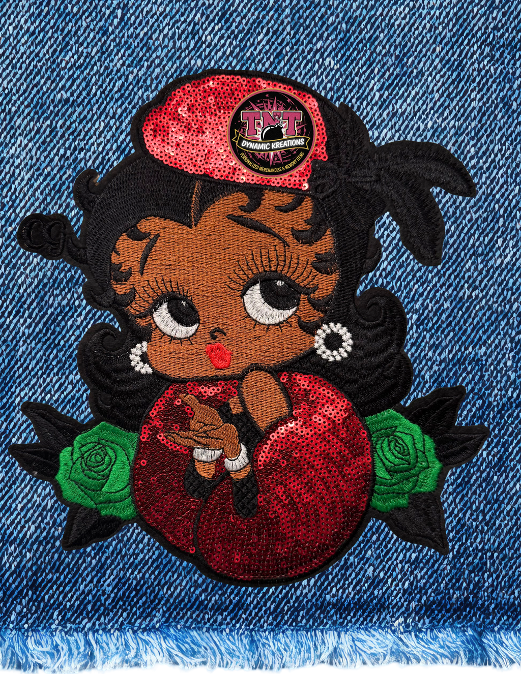 Bougie Betty Iron-On Patches - Large