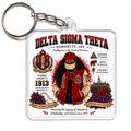 Delta Sigma Theta Inspired Acrylic Keychain | ΔΣΘ Est. 1913