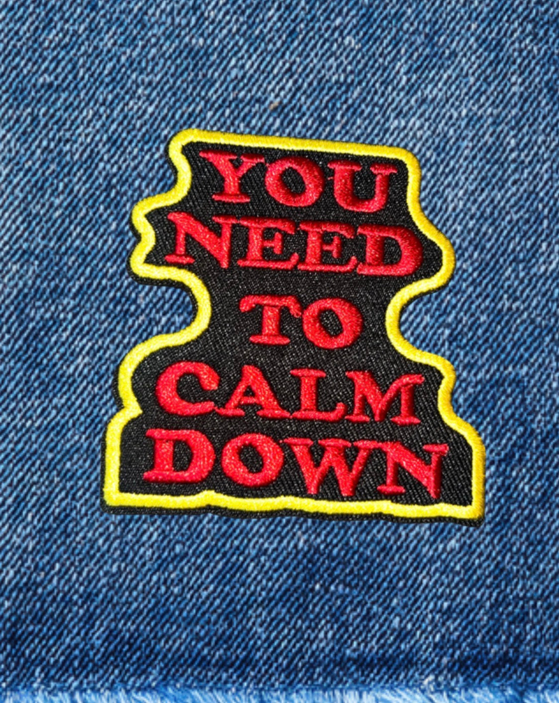 The Main Character
- Bold Statement Embroidered Patches