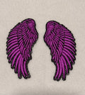 Glitter Angel Wings Patches