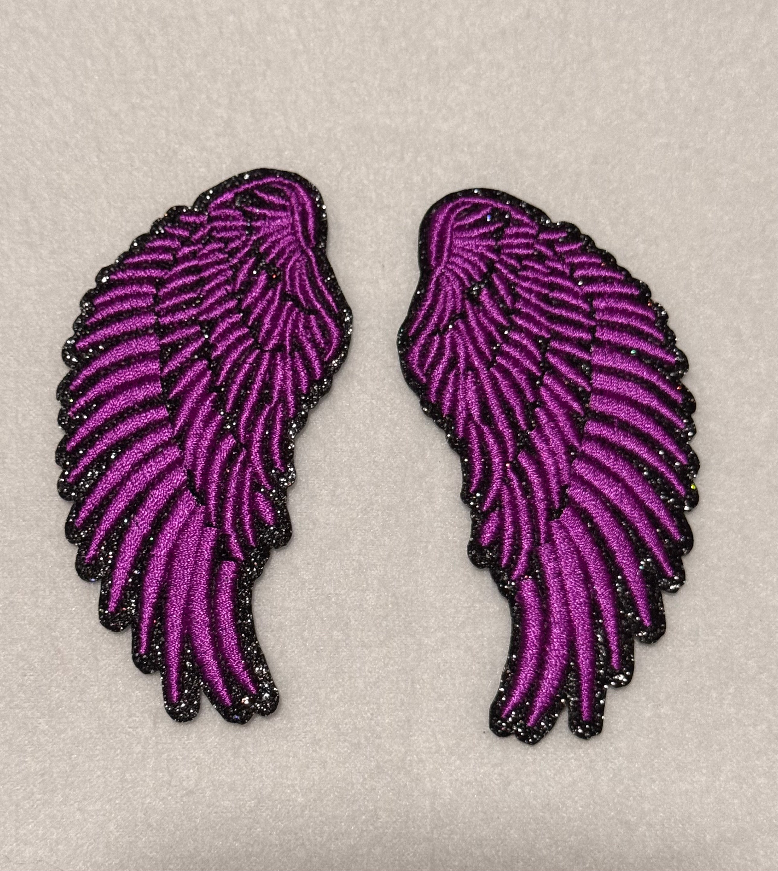Glitter Angel Wings Patches