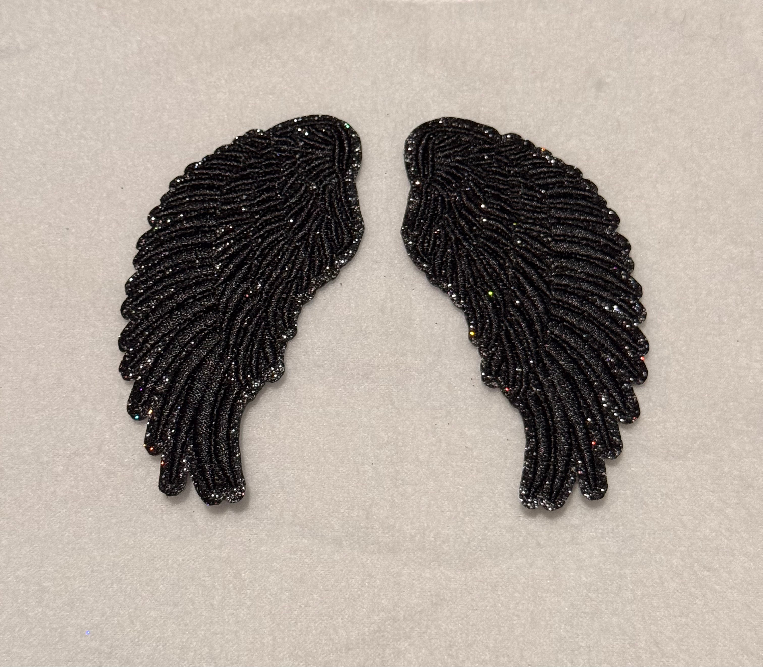Glitter Angel Wings Patches
