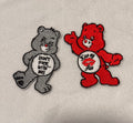 Attitude Bear Iron-On Patches