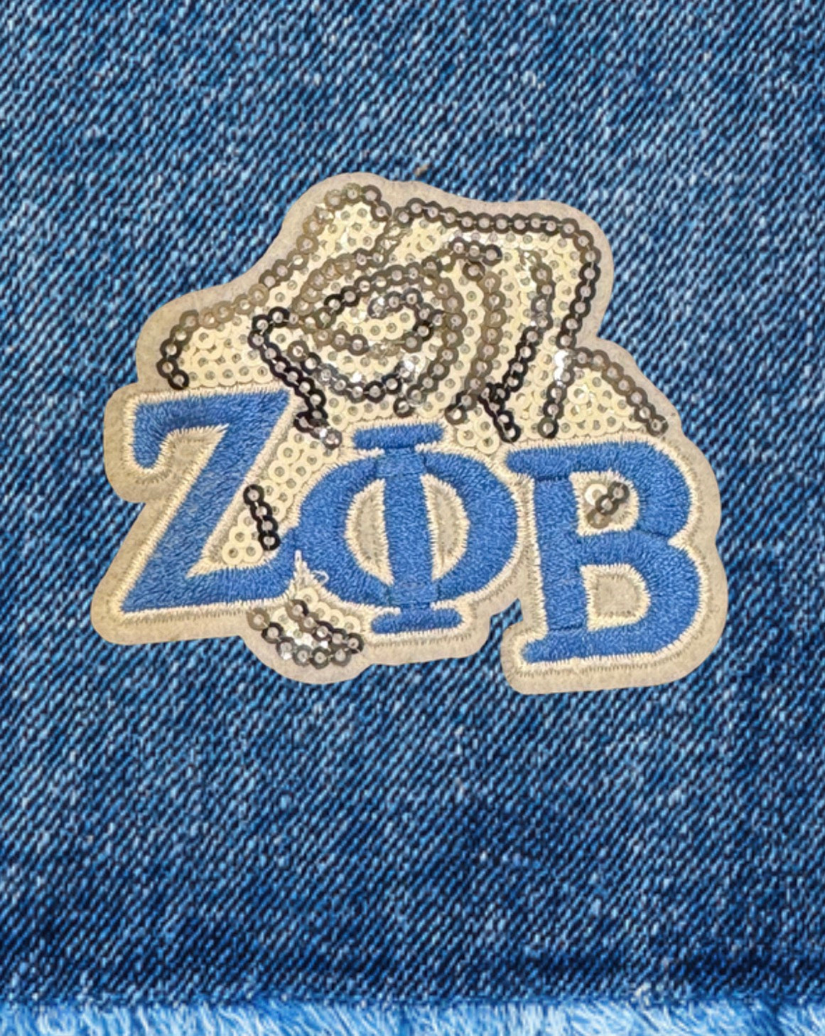 Zeta Phi Beta Sequin & Chenille Patches | Finer Womanhood Collection