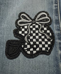 Sparkle Embroidered Football Helmet Patch