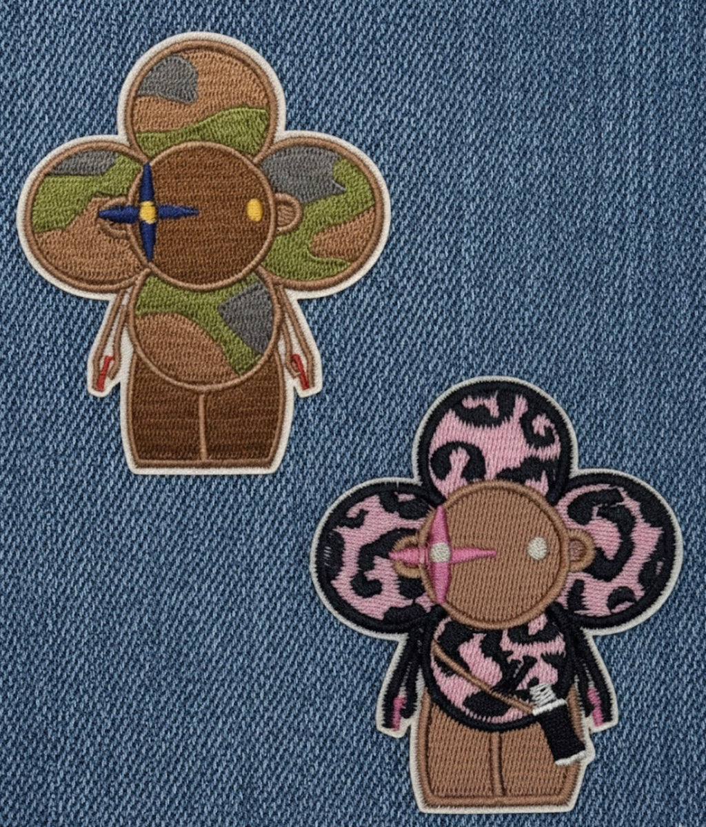 Vivi Explorer Embroidered Iron-On Patches – High-Fashion Streetwear Style for Denim & Gear