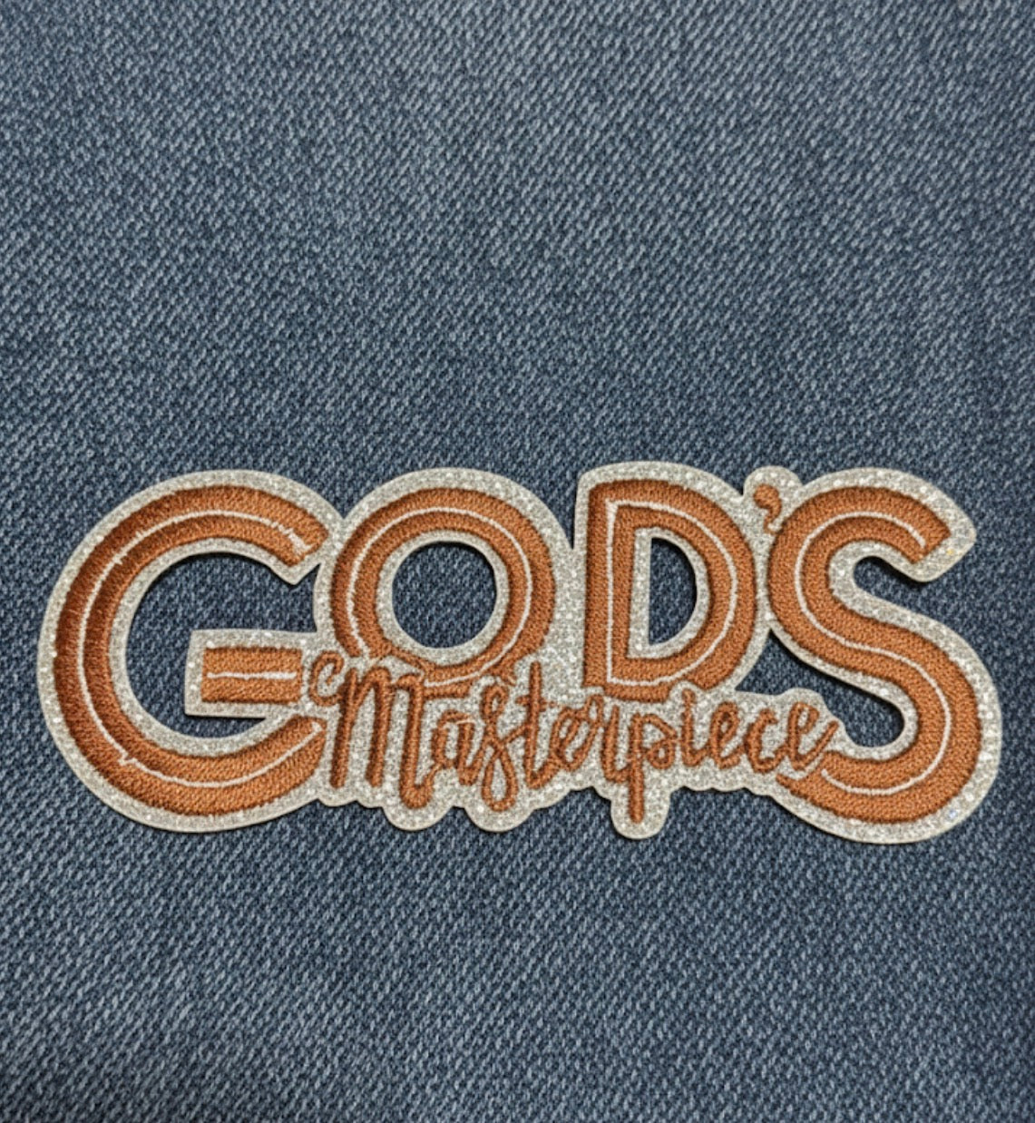 God's Masterpiece Iron-On Patch