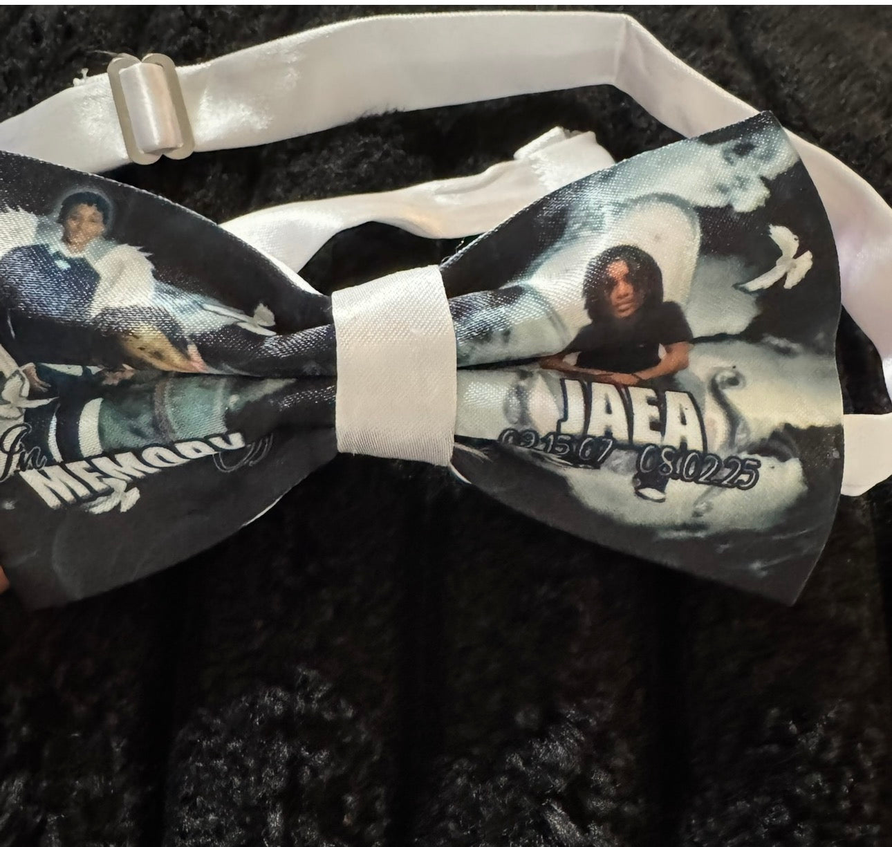 Custom Memorial Bowtie - Personalized Photo Keepsake