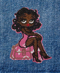 Pretty in Pink: Luxe Embroidered Betty Patch
