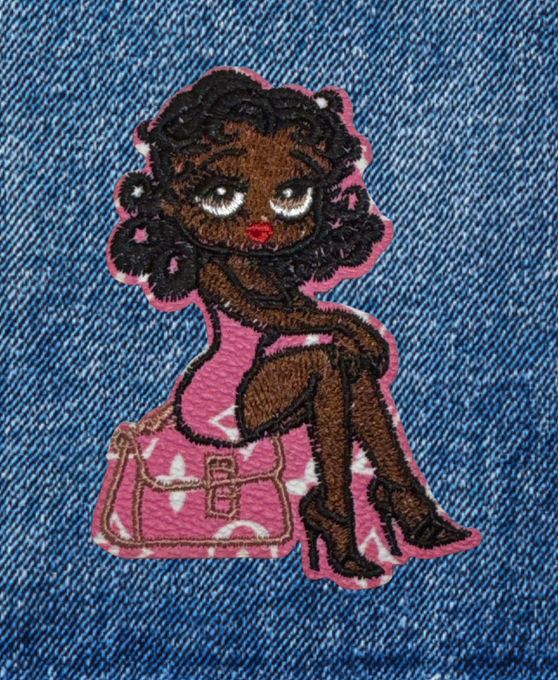 Pretty in Pink: Luxe Embroidered Betty Patch