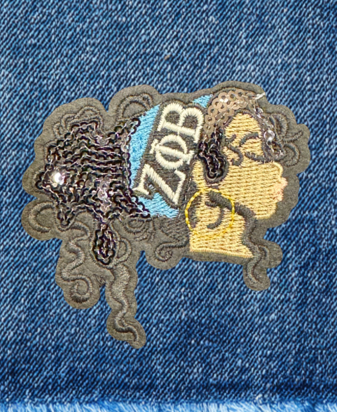 Zeta Phi Beta Sequin & Chenille Patches | Finer Womanhood Collection