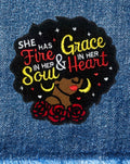 Fire & Grace Empowerment Patch - She Has Fire in Her Soul