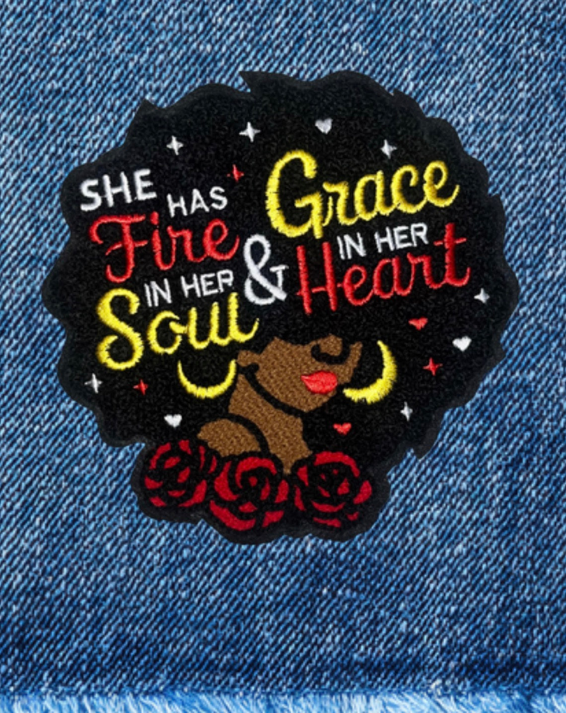Fire & Grace Empowerment Patch - She Has Fire in Her Soul