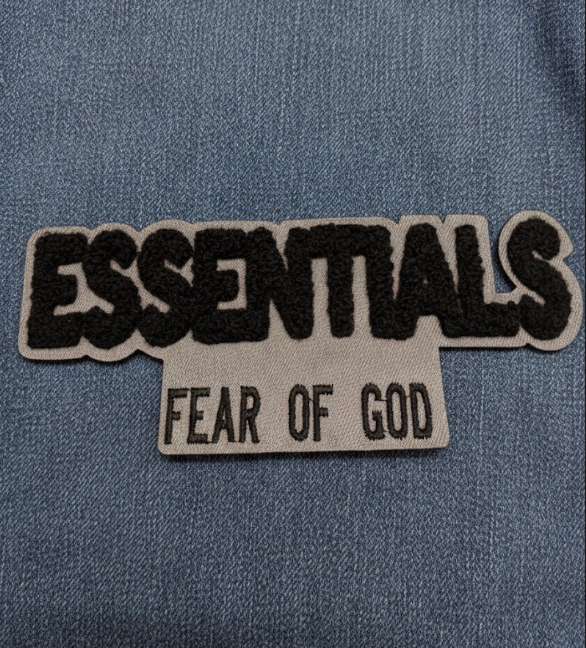 ESSENTIALS FEAR OF GOD Embroidered Patch - Bold Statement Streetwear