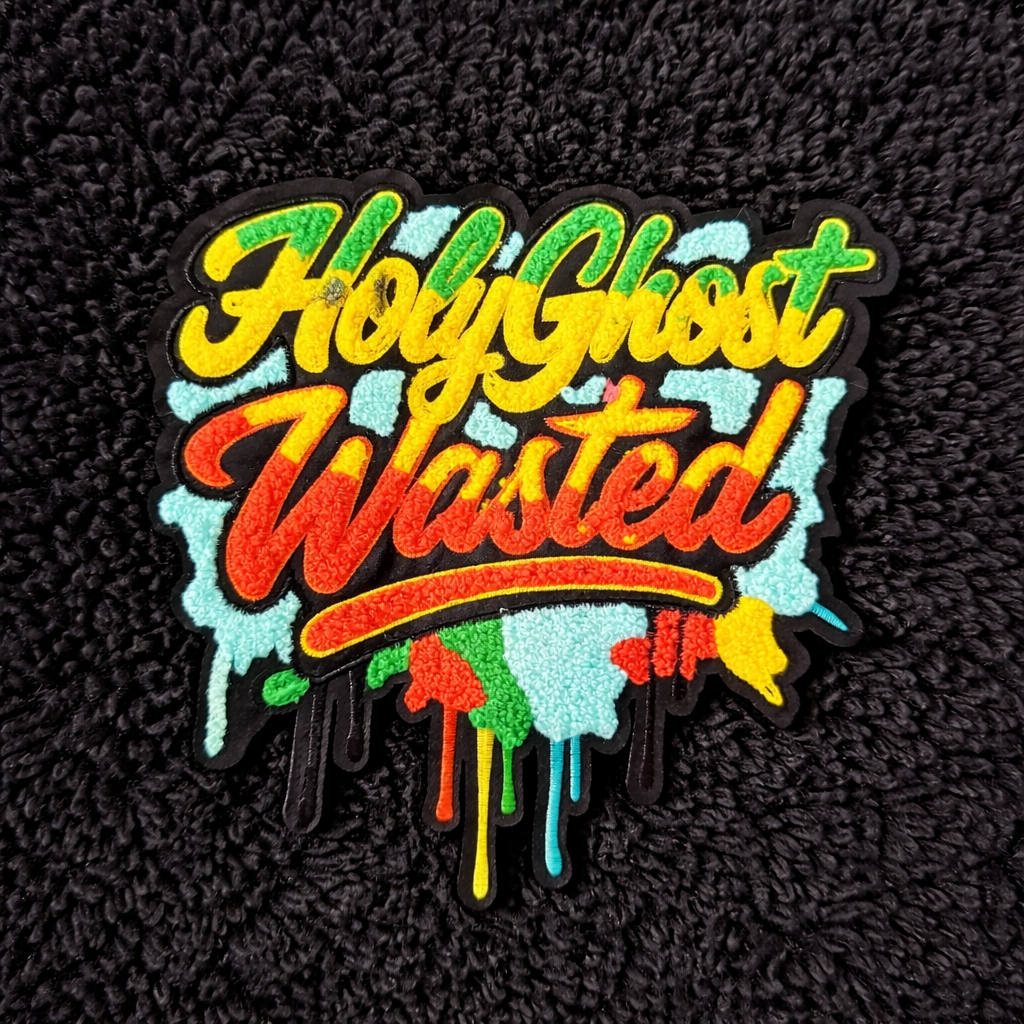 Holy Ghost Wasted Iron-On Patch