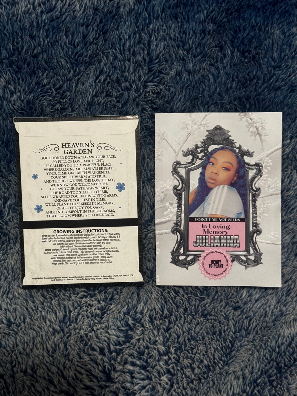 Forever in Our Hearts – Custom Memorial Items