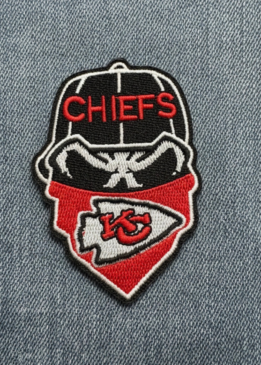 Chiefs Bandana Embroidered Patch