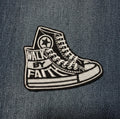 Walk By Faith Embroidered Sneaker Patch - Spiritual Motivation Iron-On
