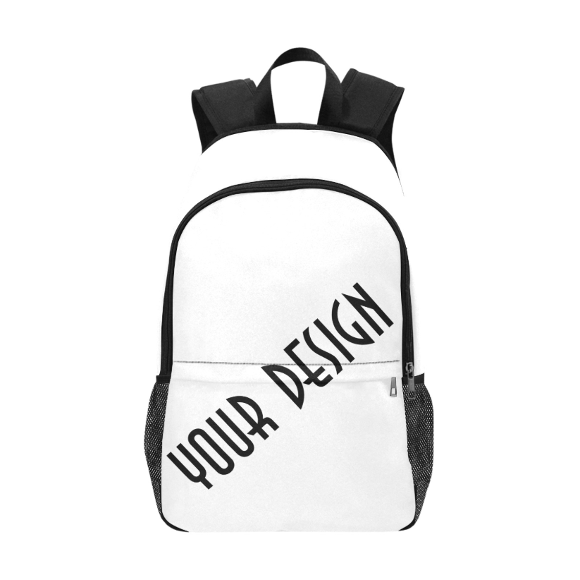 Blank custom glitter star backpack template - your design here