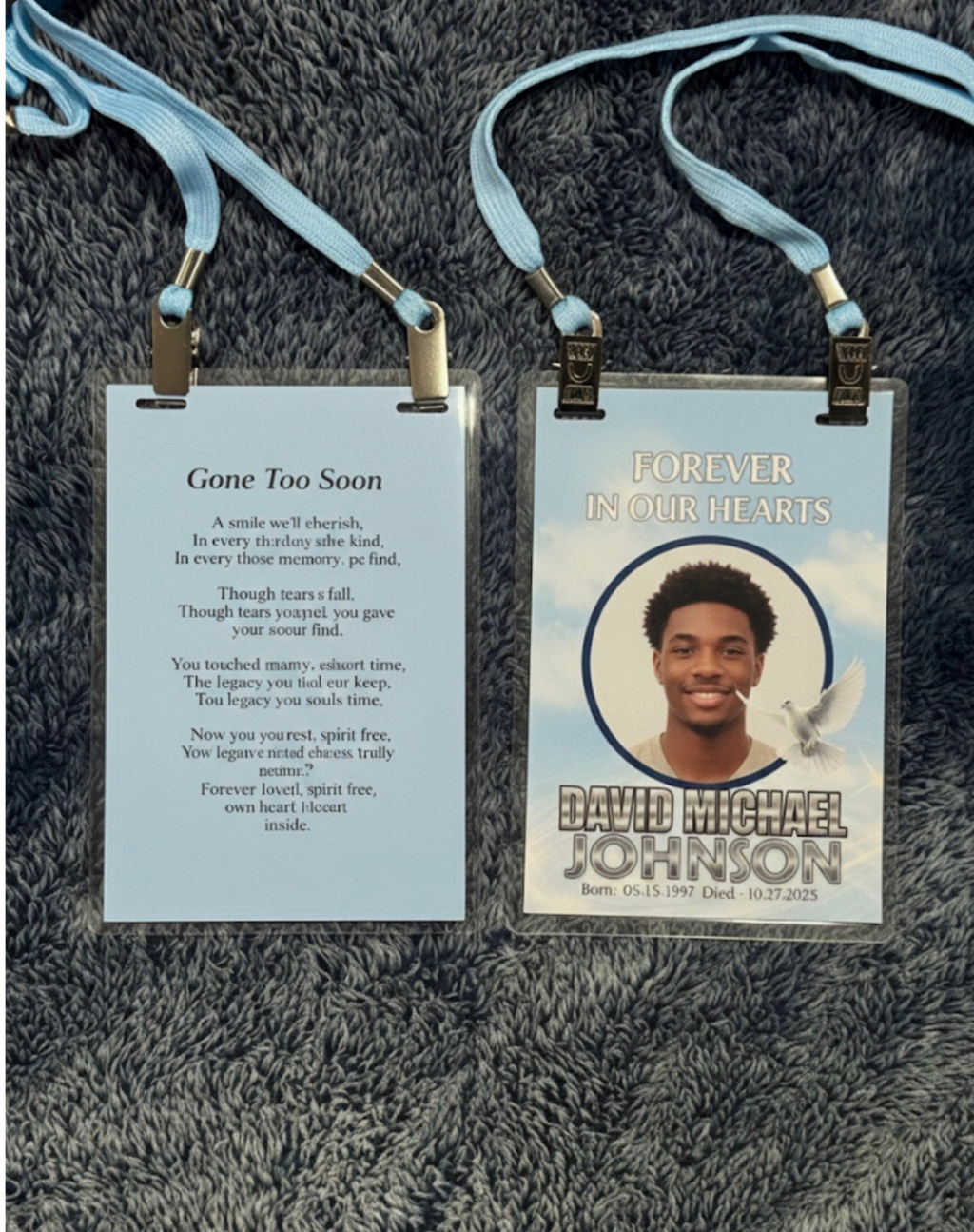 Forever in Our Hearts – Custom Memorial Items