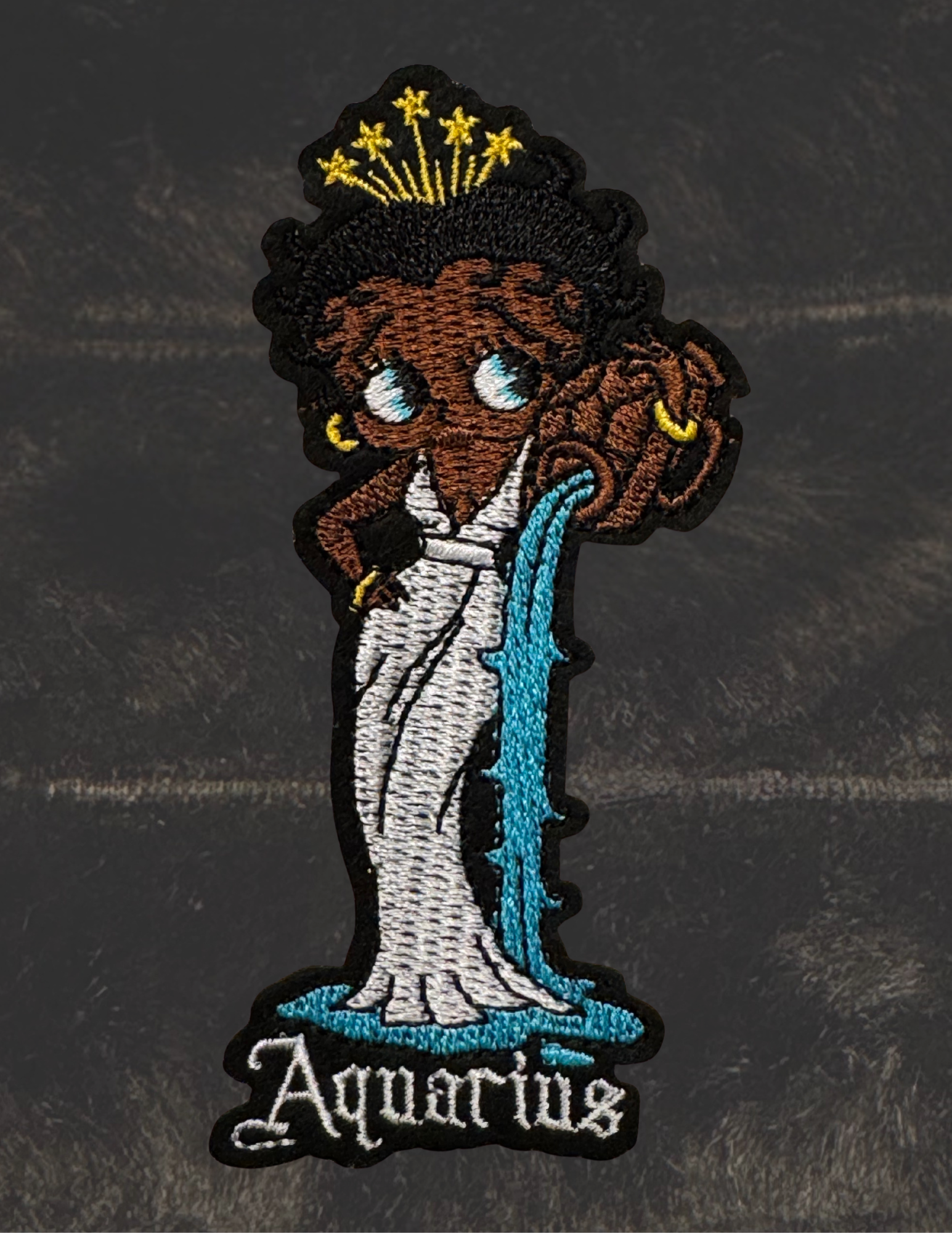 Retro Betty Goddess Zodiac Iron-On Patches
