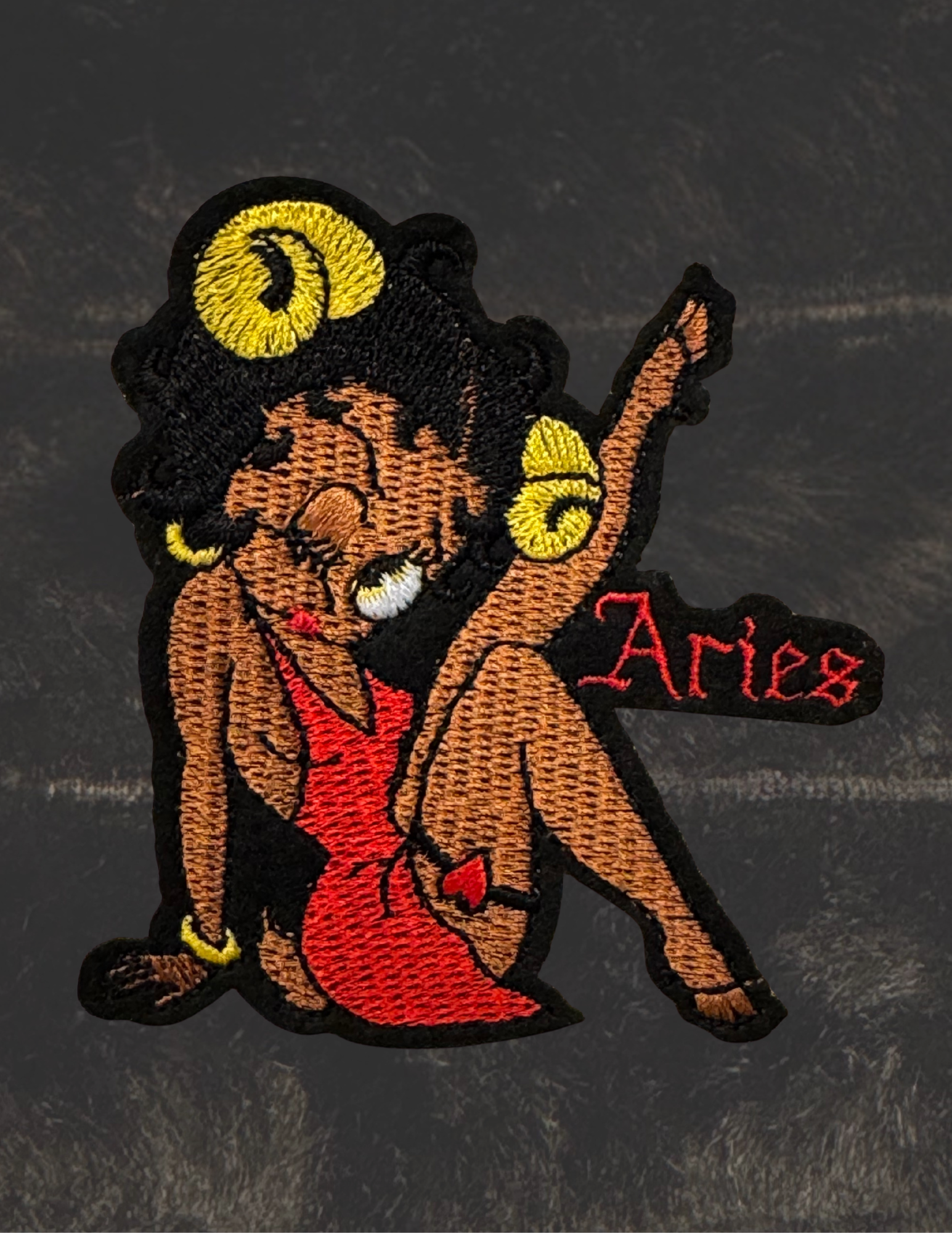 Retro Betty Goddess Zodiac Iron-On Patches