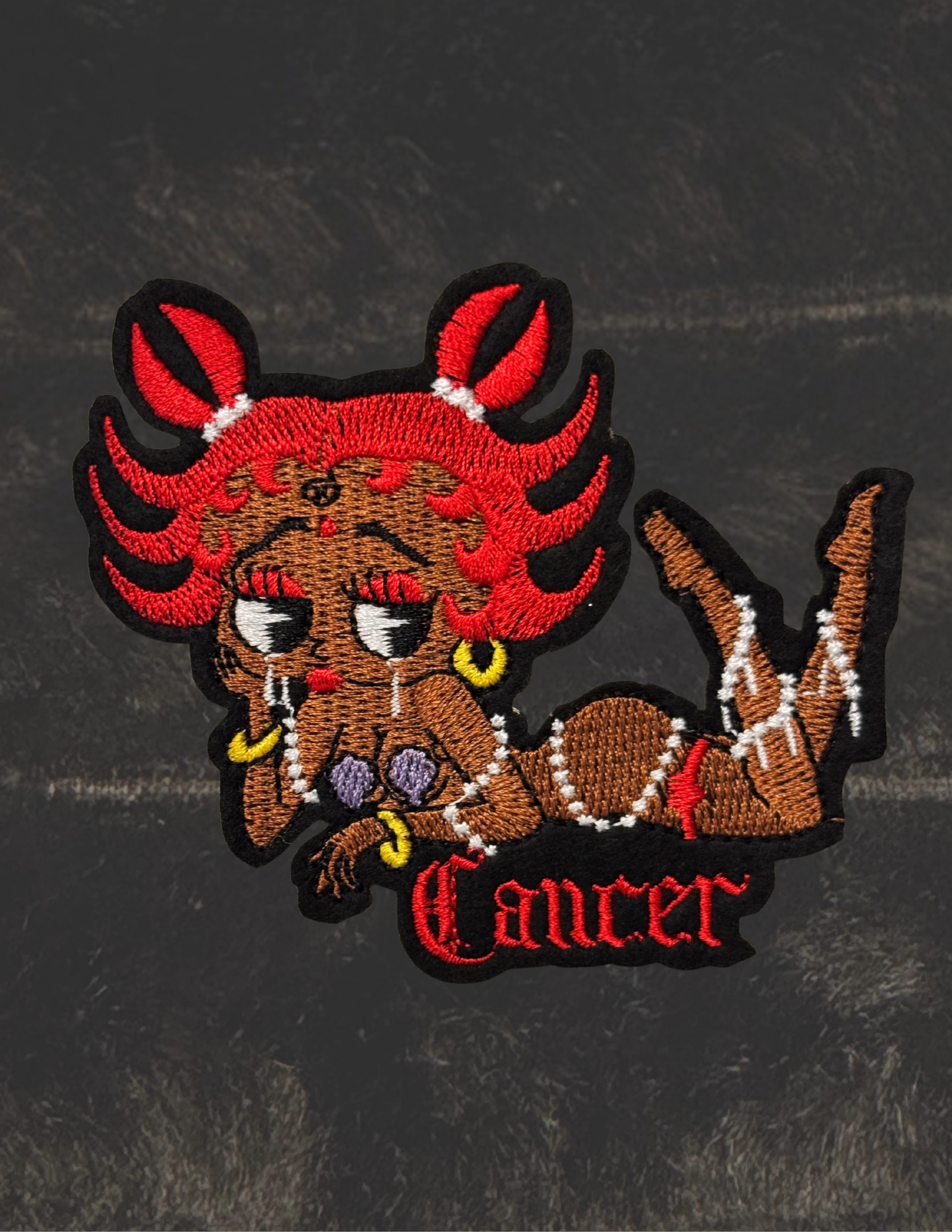 Retro Betty Goddess Zodiac Iron-On Patches