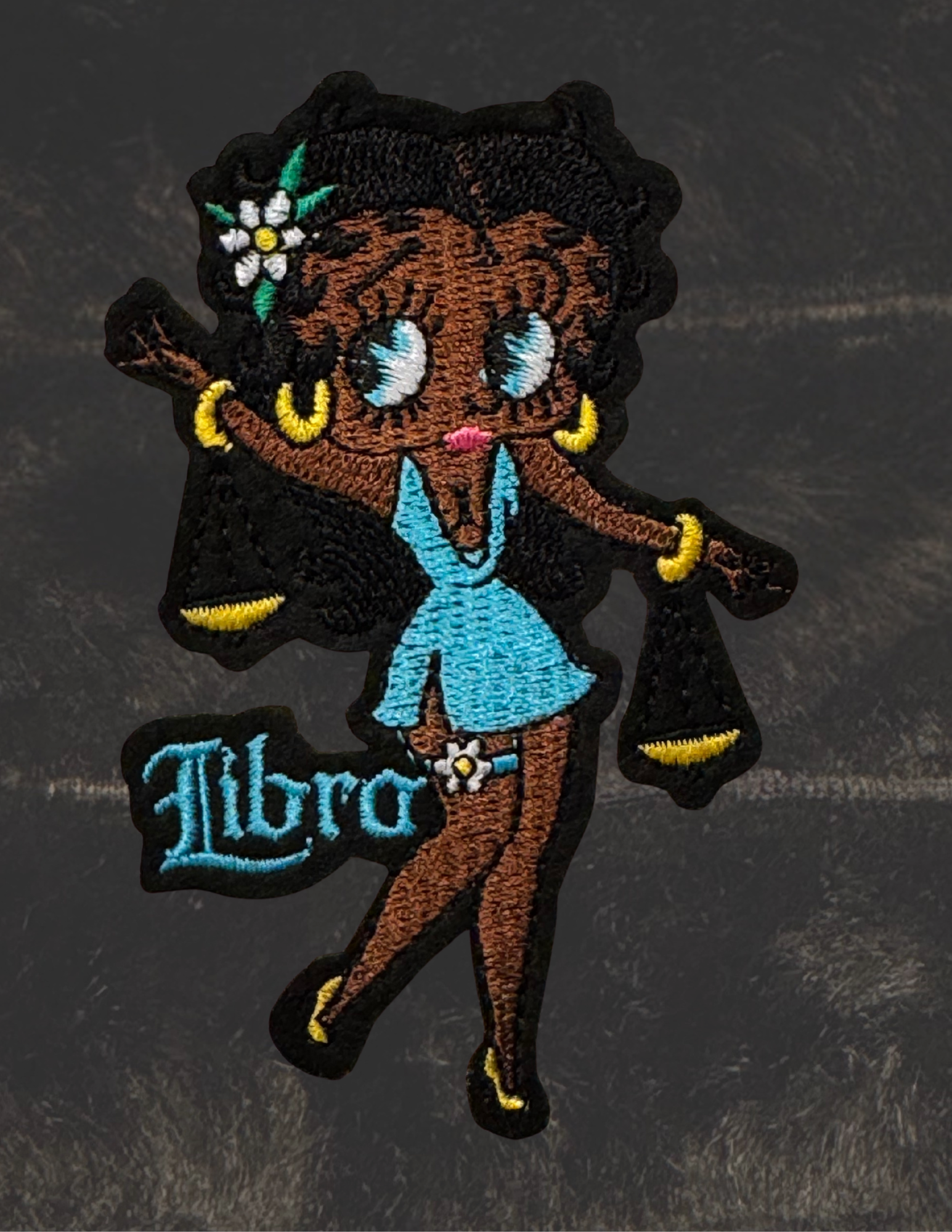 Retro Betty Goddess Zodiac Iron-On Patches