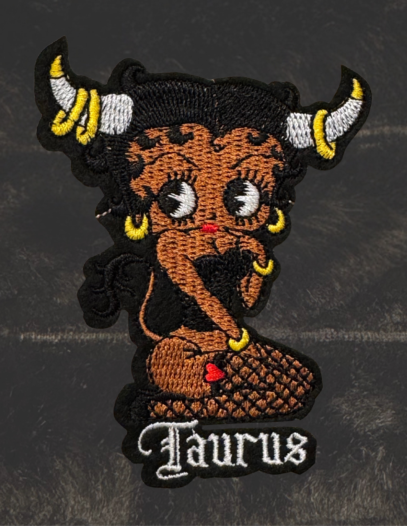 Retro Betty Goddess Zodiac Iron-On Patches